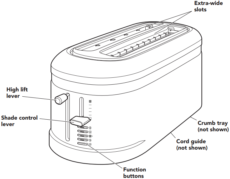 PARTS AND FEATURES - Model KMT5115