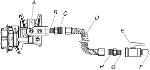 Typical flexible connection