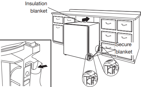 PLACE DISHWASHER IN CABINET - Step 2