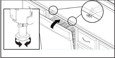 SECURE DISHWASHER IN CABINET OPENING - Step 3