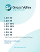 GRASS VALLEY LDX 82 Maintenance Manual