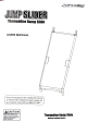 Trampoline pro JUMP SLIDER Abridged User Manual