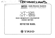 Trio VT-126 Instruction Manual