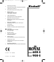 EINHELL ROYAL SMP 600-S Operating Instructions Manual