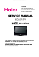 Haier DX-LCDTV19 Service Manual