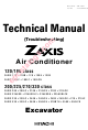 Hitachi ZAXIS 130H Technical Manual