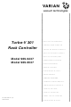 Varian Turbo-V 301 Instruction Manual
