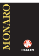 HOLDEN Monaro V2 II 2003 Series Owner's Handbook Manual