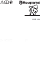 Husqvarna Blastrac EBE 350 Operator's Manual