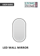 Living Home LED WALL MIRROR User Manual