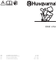 Husqvarna Blastrac EBE 350 Operator's Manual