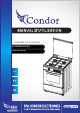 Condor CCV6060SS Manual