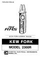 Kyoritsu Electrical Instruments Works KEW FORK 2300R Instruction Manual