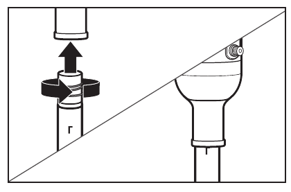 Using with Blade Attachments - Step 1