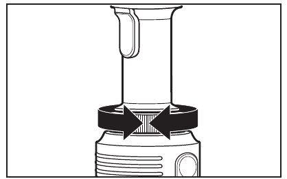 Using with Blade Attachments - Step 2