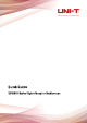 UNI-T UPO1000 Series Quick Manual