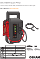Osram BATTERYstart 750 PRO Manual