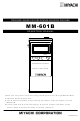 Miyachi MM-601B Operation Manual