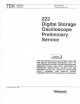 Tektronix TEK 222 Manual