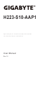Gigabyte H223-S10-AAP1 User Manual