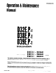 Komatsu D32E-1 Operation & Maintenance Manual