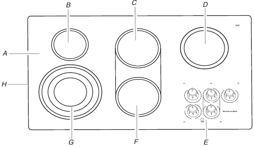 Cooktops - 36 inch TRADITIONAL KNOB MODEL