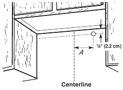 Determine Wiring Hole Location - Step 3