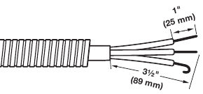 3-wire Direct Wire Connection - Step 1