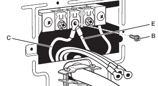 4-Wire Power Supply Cord Connection - Step 2