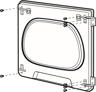 Remove the door assembly - Step 10