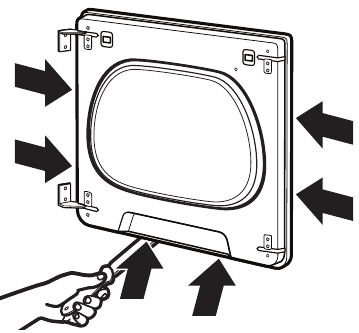 Remove the door assembly - Step 3