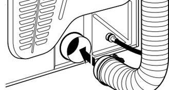 Connect vent to exhaust outlet