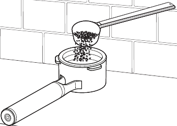 Brewing Espresso - Step 1 - Fill the Filter basket