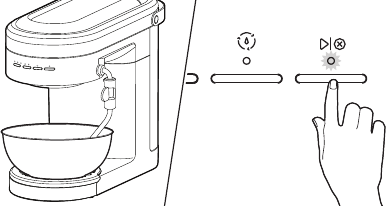 Set up of Group Head Descaling - Step 4