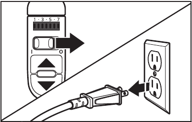 Operating the Speed Control - Step 4