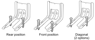 Installing the Anti-Tip Bracket on the Floor