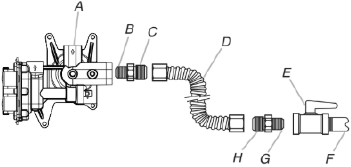 Typical flexible connection