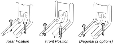 Install Anti-Tip Bracket - Floor Mounting