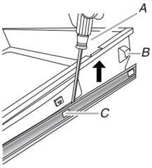 Remove/Replace Drawer (On some models) - Step 1