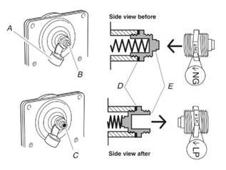 To Convert Gas Pressure Regulator (Natural gas to Propane) - Step 2