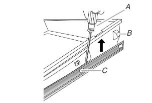 Warming Drawer or Premium Storage Drawer (on some models) - Step 1
