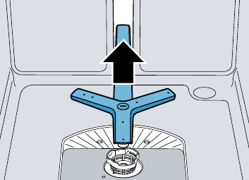 Cleaning spray arms - Step 3