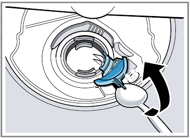 Cleaning drain pump - Step 1