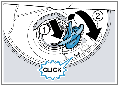 Cleaning drain pump - Step 2