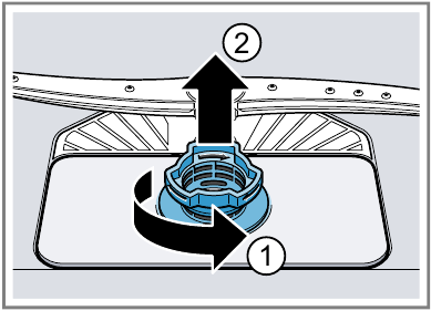 Cleaning filters - Step 1