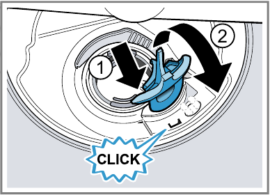 Cleaning the drain pump - Step 2