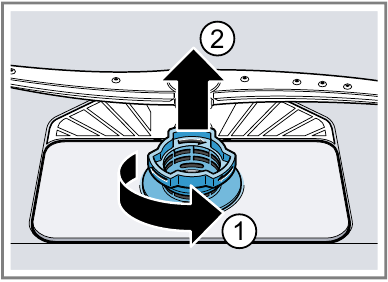 Cleaning filters - Step 1