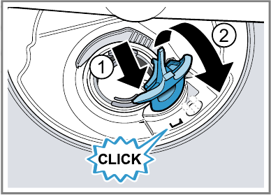 Cleaning the drain pump - Step 2