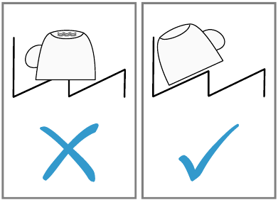 Loading dishware - Positioning items with curves