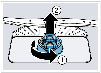 Cleaning filters - Step 1